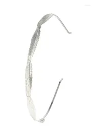 Клипы для волос Barrettes Feather Accessories Женщины Silvercolor Hair Hair Hair Metal Metal Jewelry для свадебной свадьбы Earl226741476