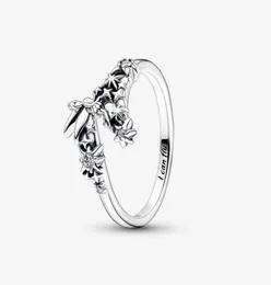 925 STERLING Gümüş Tinker Bell Peskuş Yüzüğü Kadınlar için Alyans Moda Nişan Takı Aksesuarları3457187
