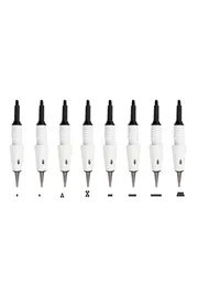 Microblading 25pcs Tattoo Cartridge M1 L1 R3 R5 F5 F7 Игл для ArtMex V8 V6 V3 PMU Полу постоянного макияжа 2205264396246