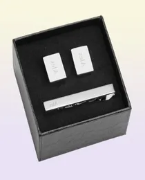Master personalizzato Master Custom Incise Inital Nome 3PCS in acciaio inossidabile e barra clip set per uomini Padri Gift GIORNI Y200319774846