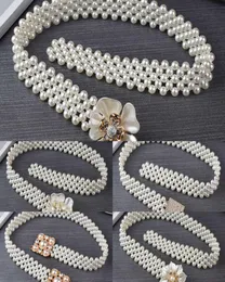 stringa versatile perla drs imitazione elastica perline per tallone catena fiore women039s cinghia decorazione2716295