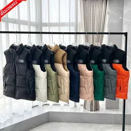 고품질 1996US 디자이너 Topthe North Jacket Mens Women Vest Down Sleeveless Peffer Autumn Winter Comouflage Face Montage 084o O18X