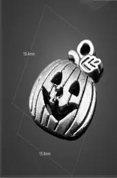 Accessori fai -da -te 184 mm158 mm di alta qualità da 10 pezzi di ciondoli di zucca di Halloween antichi per gioielli fai -da -te che producono gioielli MA2466780