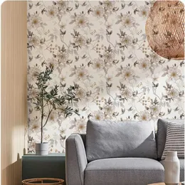 Wallpapers Wallpaper Self-adhesive Bedroom Living Room Background Wall Home Decoration Self-wall Thickening Adesivos De Parede