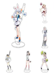 Keychains Anime Hololive Vtuber Acrylic Usada Pekora Uruha Rushia Hosimati Suisei Inugami Korone Bags Stand Model Figure Fans KeyC9547190