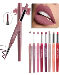Double End Lip Makeup Lipstick Pencil Impermeável a água duradoura Lipstick Lipstick Lipstick 9136460
