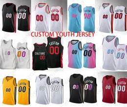 Youth Jersey 2024 City 7 13 55 Jimmy Butler Basketball Jersey Dwayne Dwyane Wade Tyler Herro 22 3 14 Kyle Lowry Bam Adebayo Duncan Robinson