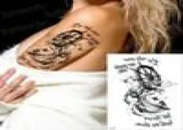 Temporäre Tattoos Pirat Tattoo Ankerkompass Tattoo Langlebige Tatoo -Aufkleber Wörter 3D Jungen Tattoo Männer Arm Tatto Ärmeln Jungen S4576403