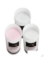 Polveri acrilici liquidi 1pc 120g pro super grandi dimensioni di un builder nail art builder Suggerimenti trasparenti kit di bellezza rosa bianco rosa bianco consegna 3587946