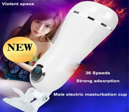 Violent space 36 speeds Artificial vagina Sex toys for men Silicone real pussy Male Masturbator for man Masturbador masculino7001261