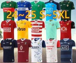 2023 2024 Limerick Cork Dublin GAA Rugby jerseys 22 23 Down Louth Antrim Wexford Wicklow Laois Derry Westmeath home away gaa shirt S-5XL