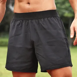 Män mitt stigande shorts snabba torra sportshorts andningsbara yoga shorts snabba tyg joggar som kör kort