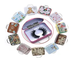 NEUE Lash Boxen Luxus Falsches Eyelash Stahl Koffer leer gefälschter Lash Storage Packaging Box Eyelash Gepäck Case7266326