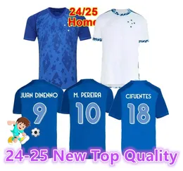 24 25 Cruzeiro William Mens Soccer Jerseys Machado W.Ribero M.Vital 24 25 Home Away 3ª edição especial Camisas de futebol Aldult Manga Short Uniforms8899