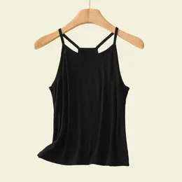 여자 블라우스 여성 V 목 캠은 Ol E Tank Top Spaghetti Strap Racerback Blouse Shirt Back 지원 여성