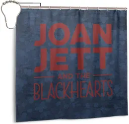 GVV Bathroom Decor Shower Curtain Joan Jett The Blackhearts Durable Fabric Bath Curtain Waterproof Colorful Fans66x72 in168cmX12412082