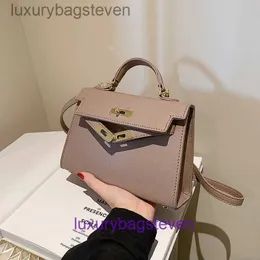 Luxurys hremms Kelyys Original 1 : 1 디자이너 가방 핸드백 지갑 어깨 가방 여성의 새로운 높은 질감 다목적 메신저 세련되고 실제 로고와 함께