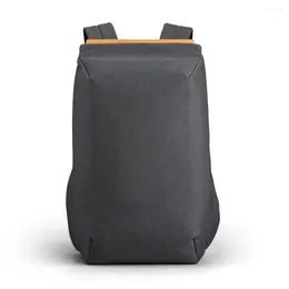 Backpack Herren-Anti-Diebstahl 15,6-Zoll-Laptop-Tasche Pack Mini School für Teenager USB-Lade Reisetablack