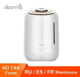 Deerma Air Humidifier 5L Duża pojemność Smart Touch Temperatura Domowa sypialnia biuro Mini Aroma Oczyszczacza powietrza Demf600 C10266805282
