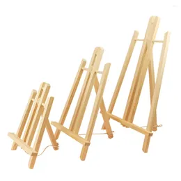 لوحات زخرفية A4/A3 Beech Wood Table Easel for Artist Paint Wooden Art Display Stand Stand Party Decoration Supplies 30cm/40cm/50cm