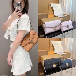 MM Sugao Designer Luxury Handbags Mletter Print Women Messenger Bag Chain Bag Crossbody Leather High Quality Purse Clutch 240215 240511