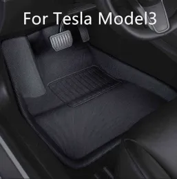 Tappeti per Tesla Modello 3 2021 Matro per pavimenti Accessori Model3 Modello 3PCS/set completamente circondato completamente circondato H22041 completamente circondato H22041