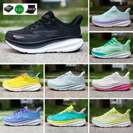 Free Shipping HOKK One Running Shoes Clifton 9 8 X2 Cloud Blue Summer Song Cyclamen Men Women Outdoor Sports Trainers Sneakers 36-46