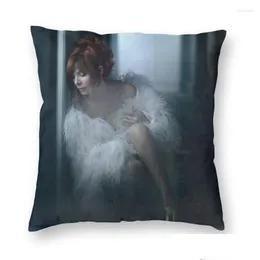 Almofada/travesseiro decorativo Mylene Farmer ER ER 45x45cm Decoração de impressão 3D de impressão para carro de entrega de queda dupla face têxteis de jardim dhmqu