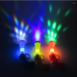 Party Favor 20sts ledde barn Toy Star Light Toys Glow Stick Projection Point Birthday Props Bids Gift
