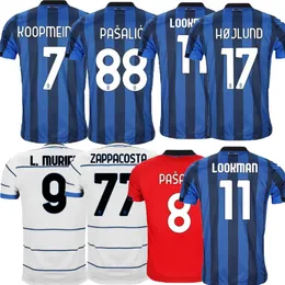 2023 2024 Atalanta FC Soccer Jerseys MURIEL LOOKMAN ILICIC DE ROON DUVAN ATA BC maglia da calcio 23 24 football men and kids Player Fans version shirt kits child adults