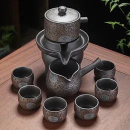 Tee Tabletts Luxus lila Sandset tragbare Keramikzeremonie Matcha Chinesische Blase Süßes Juego de Te Chino Sets