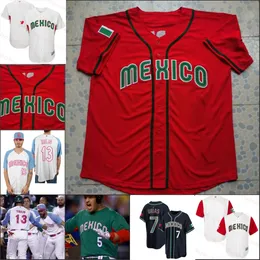 Mexiko Baseball -Trikot Julio Urias Austin Barnes Joey Meneses Randy Arozarena Rowdy Tellez Patrick Sandoval Adrian Martinez Jose Urquidy Alex Verdugo Green