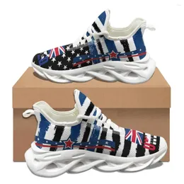 Casual Shoes Great Britain Country Flag Pattern Woman Wear-Resistant Lightweight Mesh Brand Design Comfortable Sneaker Tenis Masculino