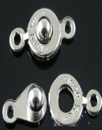 2017 100 setslot metal pequeno fecho de fixador snap achando de 75 mm de jóias componentes componentes
