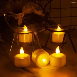 Portabandine addominali elettrici Sicuro luminoso squisito delicato tealight candele regali per vacanze a led batteria