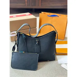 Designer feminino carrega lona e bolsa de couro, cinta destacável Bolsa de ombro M46203 Espaço extra grande para todos os seus pertences