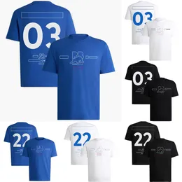 2024 F1 Driver T-shirt Formula 1 Masculino oficial Mens Camiseta Camiseta Fãs de Racing de verão Polo Tops Sports Sports Jersey Tee Unissex