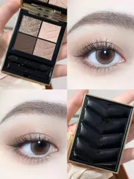 Brand leather 4 Color Eyeshadow Palette Luxury Girl Eye Beauty Cosmetics 2g Palette Of Pops & Exaggereyes The Golden Goddess Bigger Brighter Eyes Pro Makeup Stock