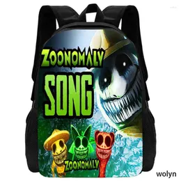 Backpack Ly Mochila ZOONOMALY School For Child Cartoon Bags Boys Girls Amine Games Children