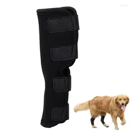 Dog Apparel Adjustable Pet Knee Pads Support Brace For Leg Injury Recover Hock Joint Wrap Breathable Legs Protector Health