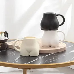 Tassen 300ml Keramik Cup Kaffee Frau Körper Bushape Arsch Hitze Milchskulptur Aufbewahrung Home Dekoration Porzellan Esstisch