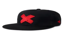 Drop Brand Letter x Snapback Cap Cotton Baseball Cap dla mężczyzn Kobiet Regulowany Hip Hop Dad Hat Bone Garros8385930