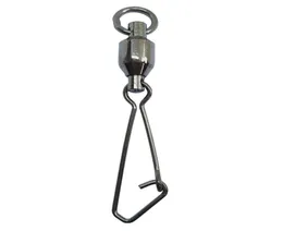 100pieceslot Picla di pesca cuscinetto Swivels con bassi di pesca inossidabile a snap di marcia inossidabile per pesca a mosca di acqua dolce di pesca di acqua dolce C7136639