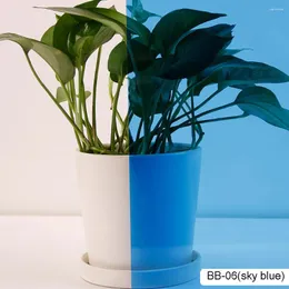 Fensteraufkleber Hohofilm Multisize Sky Blue Decorative Film Haustier UV Proof Klebstoff für Home Office Tint getönt