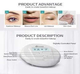 Permanent Makeup Tattoo Machine Mts PMU System Derma Pen Microneedle Eye Brow Lip ArtMex V6 DHL8572029