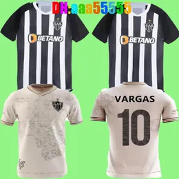 24 25 Atletico Mineiro Home Soccer Jerseys 2024 2025 VARGAS M.ZARACHO SASHA ELAIS 113 EDYCJA Specjalna Koszula na odległość Białego Keno Marquinhos Guga Football Mundlid