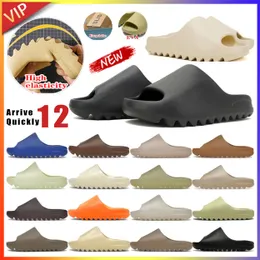 Slides sandali designer slipper uomini da donna pantofole core terra marrone bone nere fuliggine arancione esterno scivolo da uomo sandalo da donna