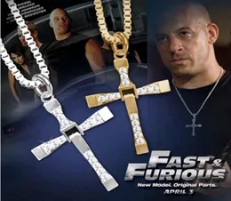 Famshin gratis frakt Fast and Furious 6 7 Hard Gas Actor Dominic Toretto / Necklace Pendant, gåva till din pojkvän1707930