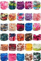 Bandanas Sarves Multifunctional Outdoor Ecling Mask Mask Magic Turban Sunsn Hair Band Riding Cap Multi Styles3729876