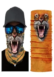 3D Lenço de caminhada animal Esportes ao ar livre Lenço mágico pescoço pescoço gaite bandana Proteção UV Proteção UV Máscara facial H28602571421907